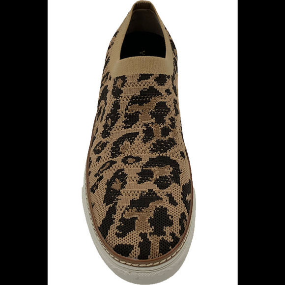Vince Camuto Knit Slip-On Shoes Keamalla Leopard - Medium - Picture 3 of 4